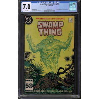 Swamp Thing #37 CGC 7.0 (W) *4006411013*