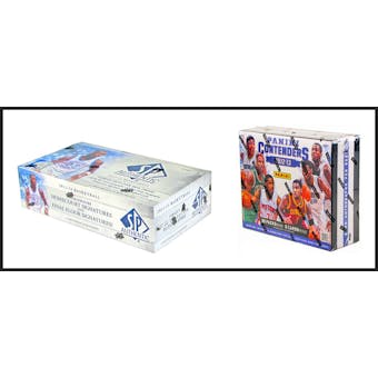 COMBO DEAL - 2012/13 Basketball Hobby Boxes (UD SP Authentic, Panini Contenders)