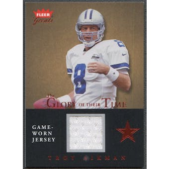 2004 Greats of the Game #TA Troy Aikman Glory of Their Time Game Used Red Jersey