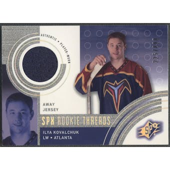 2001/02 SPx #148A Ilya Kovalchuk Rookie Jersey #225/800