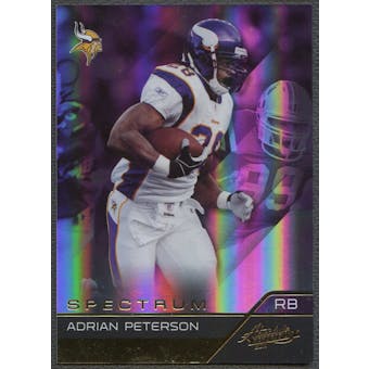 2011 Absolute Memorabilia #54 Adrian Peterson Spectrum Gold #23/25