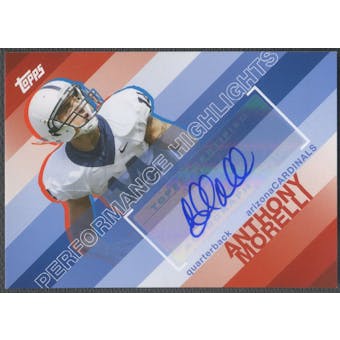 2008 Topps #THAAM Anthony Morelli Performance Highlights Rookie Auto