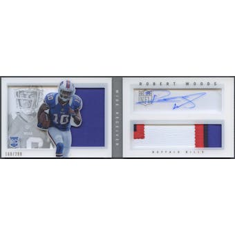 2013 Panini Playbook #231 Robert Woods Signatures Silver Rookie Patch Auto #160/299