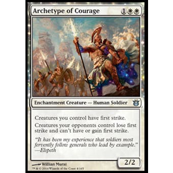 Magic the Gathering Born of the Gods Single Archetype of Courage NEAR MINT (NM)