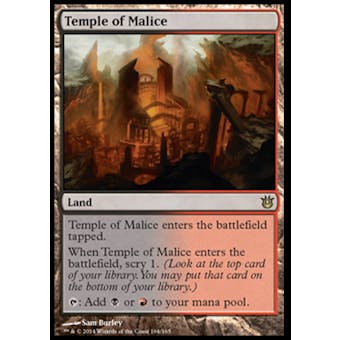 Magic the Gathering Born of the Gods Single Temple of Malice Foil NEAR MINT (NM)