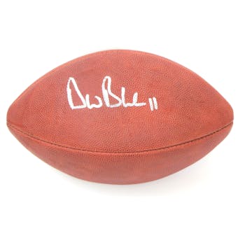 Drew Bledsoe Autographed New England Patriots Wilson Official NFL Game Ball (Scoreboard