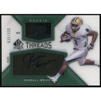 2012 Upper Deck SP Authentic Rookie Threads Autographs #RTKW Kendall Wright Autograph /335