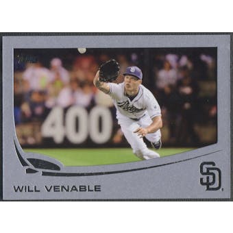 2013 Topps #225 Will Venable Silver Slate Sparkle #07/10