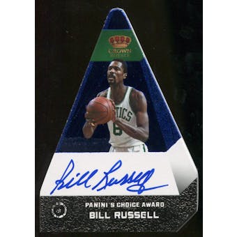 2012/13 Panini Preferred Bill Russell Choice Awards Autograph Blue Parallel Serial 12/20
