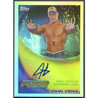 2010 Topps WWE #JCA1 John Cena Auto