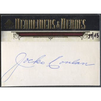 2008 SP Legendary Cuts #JC Jocko Conlan Headliners and Heroes Cut Signatures Auto #39/43