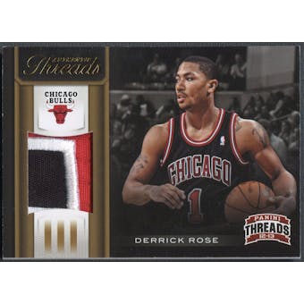 2012/13 Panini Threads #48 Derrick Rose Authentic Threads Patch #22/25