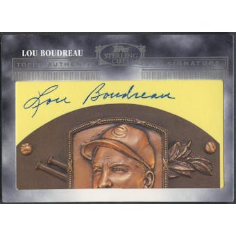 2006 Topps Sterling #87 Lou Boudreau Cut Signatures Auto