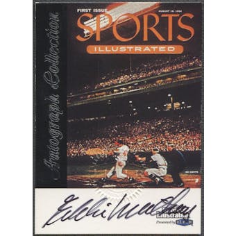 1999 Sports Illustrated #46 Eddie Mathews Greats of the Game Auto