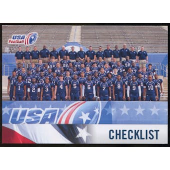 2012 Upper Deck USA Football #50 Team Photo