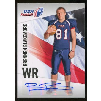 2012 Upper Deck USA Football Autographs #5 Brennen Blakemore Autograph