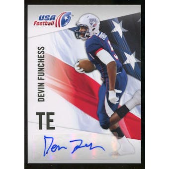 2012 Upper Deck USA Football Autographs #15 Devin Funchess Autograph