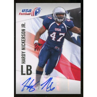2012 Upper Deck USA Football Autographs #21 Hardy Nickerson Jr. Autograph