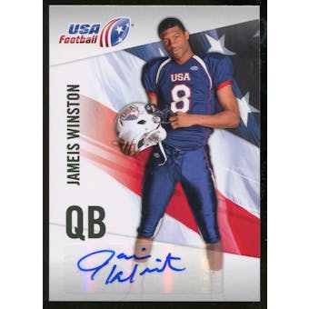 2012 Upper Deck USA Football Autographs #26 Jameis Winston Autograph