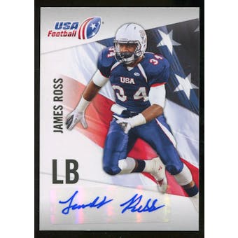 2012 Upper Deck USA Football Autographs #27 James Ross Autograph