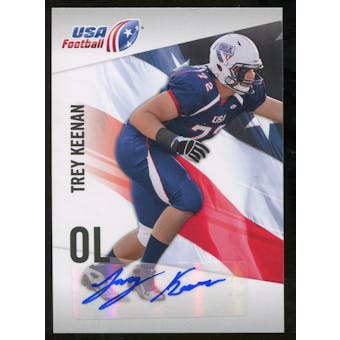 2012 Upper Deck USA Football Autographs #48 Trey Keenan Autograph
