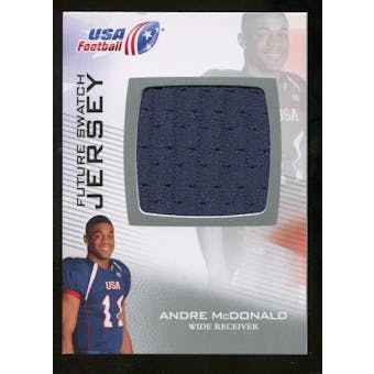 2012 Upper Deck USA Football Future Swatch #FS3 Andre McDonald