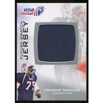 2012 Upper Deck USA Football Future Swatch #FS18 Freddie Tagaloa