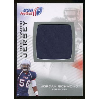 2012 Upper Deck USA Football Future Swatch #FS33 Jordan Richmond