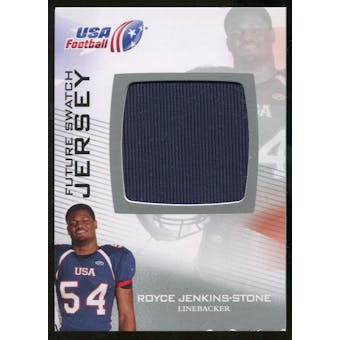 2012 Upper Deck USA Football Future Swatch #FS40 Royce Jenkins-Stone