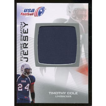 2012 Upper Deck USA Football Future Swatch #FS46 Timothy Cole