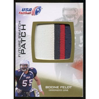 2012 Upper Deck USA Football Future Swatch Patch #FS4 Boone Feldt