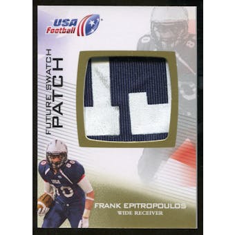 2012 Upper Deck USA Football Future Swatch Patch #FS17 Frank Epitropoulos