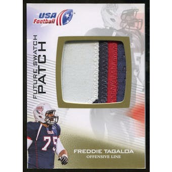2012 Upper Deck USA Football Future Swatch Patch #FS18 Freddie Tagaloa