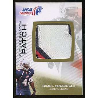 2012 Upper Deck USA Football Future Swatch Patch #FS19 Gimel President