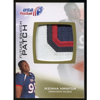2012 Upper Deck USA Football Future Swatch Patch #FS24 Ikenna Nwafor