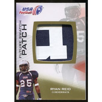 2012 Upper Deck USA Football Future Swatch Patch #FS41 Ryan Reid