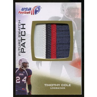 2012 Upper Deck USA Football Future Swatch Patch #FS46 Timothy Cole