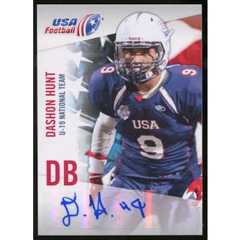 2012 Upper Deck USA Football U-19 National Team Autographs #U197 Dashon Hunt Autograph