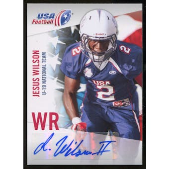 2012 Upper Deck USA Football U-19 National Team Autographs #U1912 Jesus Wilson Autograph