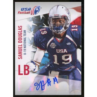 2012 Upper Deck USA Football U-19 National Team Autographs #U1916 Samuel Douglas Autograph