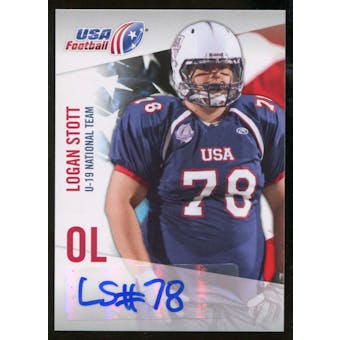 2012 Upper Deck USA Football U-19 National Team Autographs #U1921 Logan Stott Autograph