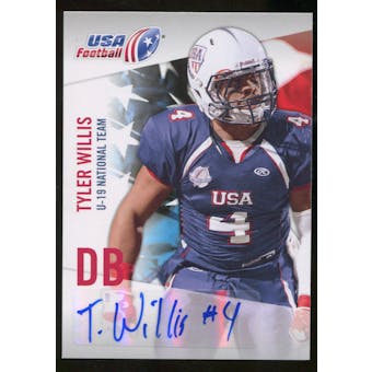 2012 Upper Deck USA Football U-19 National Team Autographs #U1924 Tyler Willis Autograph