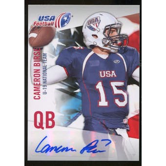 2012 Upper Deck USA Football U-19 National Team Autographs #U1930 Cameron Birse Autograph