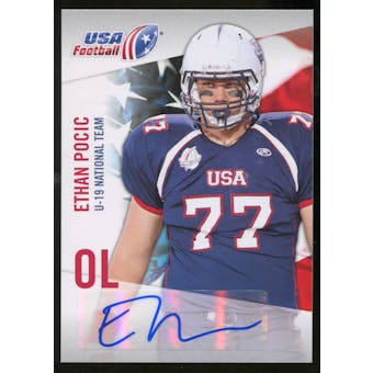 2012 Upper Deck USA Football U-19 National Team Autographs #U1932 Ethan Pocic Autograph