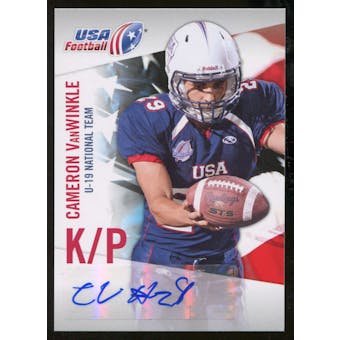 2012 Upper Deck USA Football U-19 National Team Autographs #U1933 Cameron Van Winkle Autograph