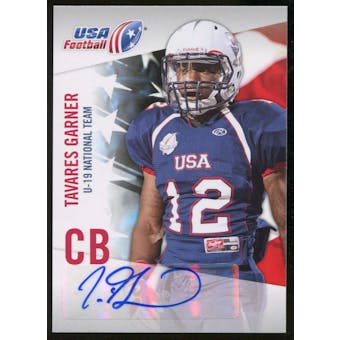2012 Upper Deck USA Football U-19 National Team Autographs #U1943 Tavares Garner Autograph
