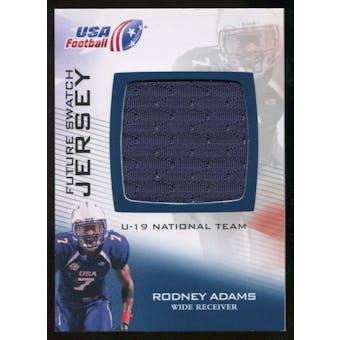 2012 Upper Deck USA Football U-19 National Team Future Swatch #U19FS3 Rodney Adams