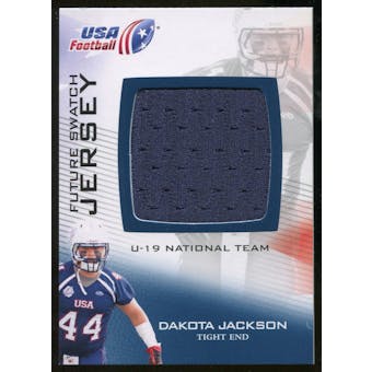 2012 Upper Deck USA Football U-19 National Team Future Swatch #U19FS9 Dakota Jackson