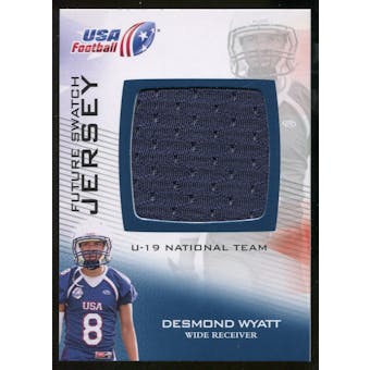 2012 Upper Deck USA Football U-19 National Team Future Swatch #U19FS10 Desmond Wyatt