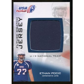 2012 Upper Deck USA Football U-19 National Team Future Swatch #U19FS15 Ethan Pocic